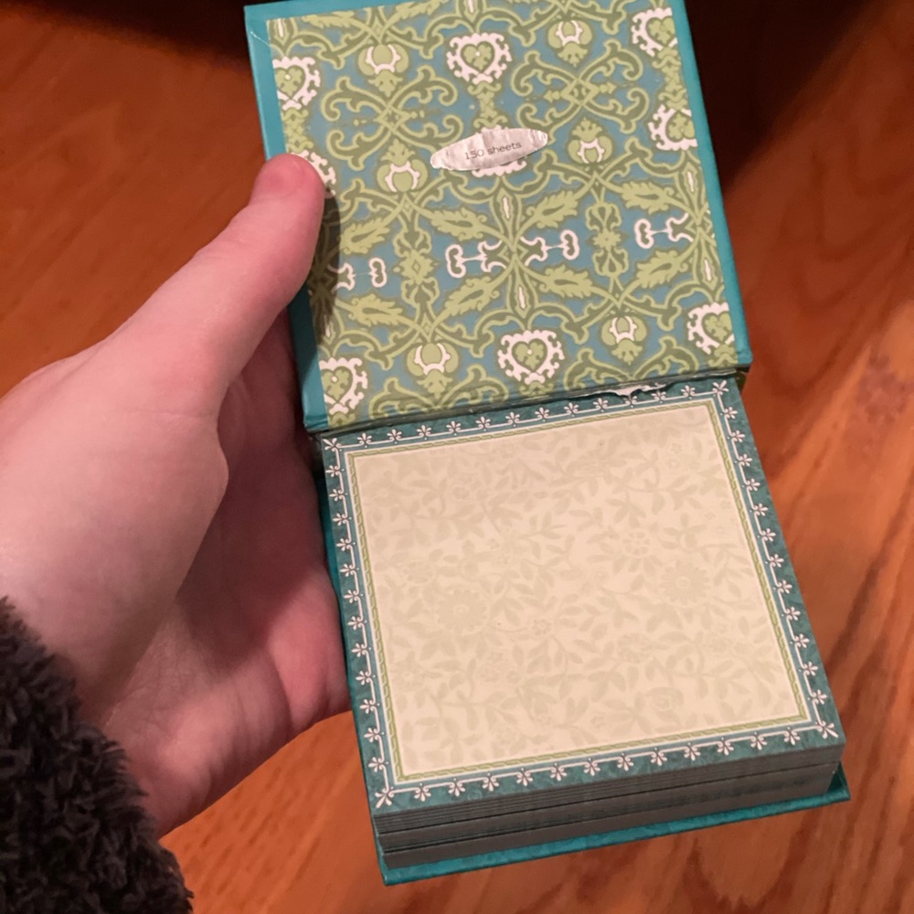 Small Rhinestone Teal Notepad - Picture 10 of 16